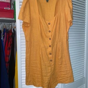 Mustard Yellow Romper